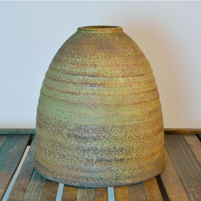 Brown Mobach Studio Pottery Vases in Beehive Shape, 1970s, Set of 3 For Sale - Image 8 of 18