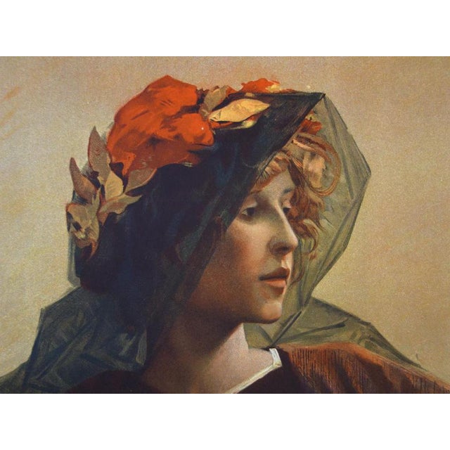Alfred Pierre Agache, Impéria, Original Lithograph, 1897 For Sale - Image 4 of 6
