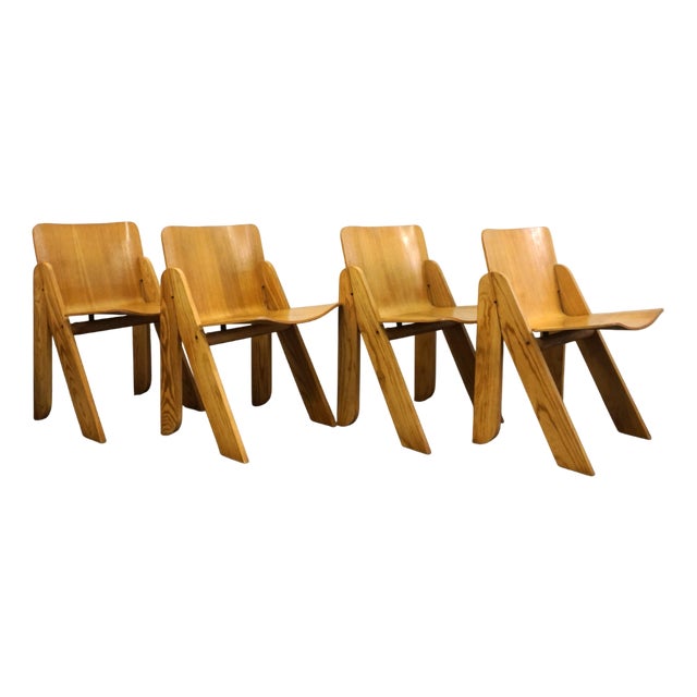 Peota Chairs by Gigi Sabadin for Stilwood, 1971, Set of 4 For Sale