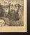 Circa 1960s Tony Mafia Jewish Etching Artist Proof Signed Judaica Art Framed For Sale - Image 4 of 8