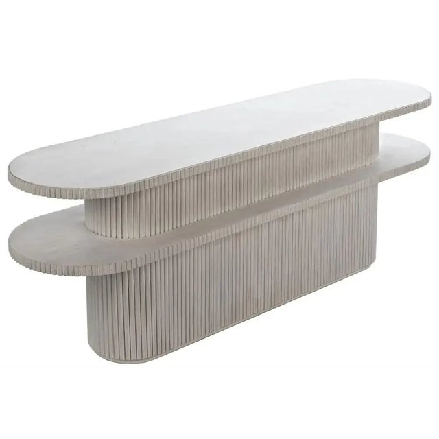 Noir NOIR Parker Console, White Wash For Sale - Image 4 of 5