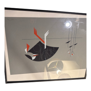 1974 Charley Harper "Tall Tail" Serigraph (Edition 64/100) Presented on Its Original, Oversized 20" X 15" Portfolio Card Stock