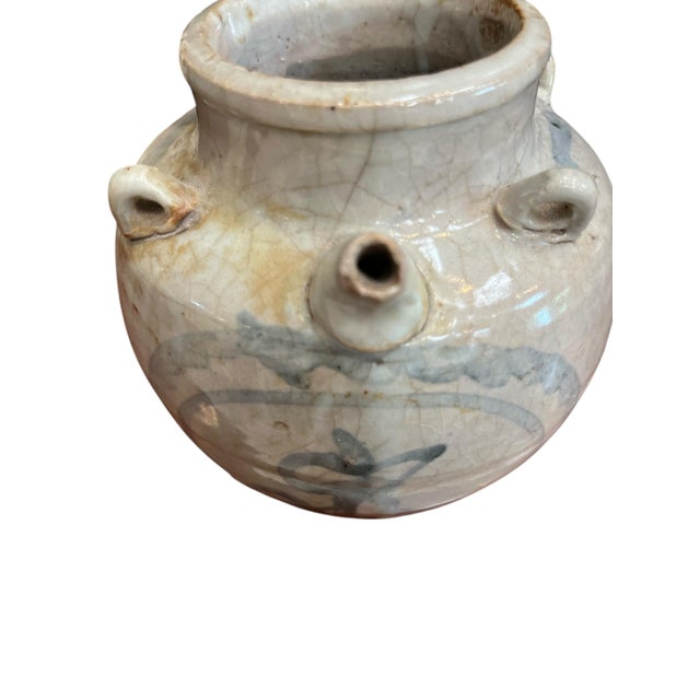 19th Century Chinese Blue and White Wine Ewer For Sale In San Antonio - Image 6 of 9