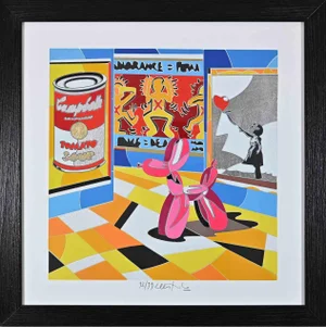 Ugo Nespolo, All the Hype, Original Silkscreen, 2000s