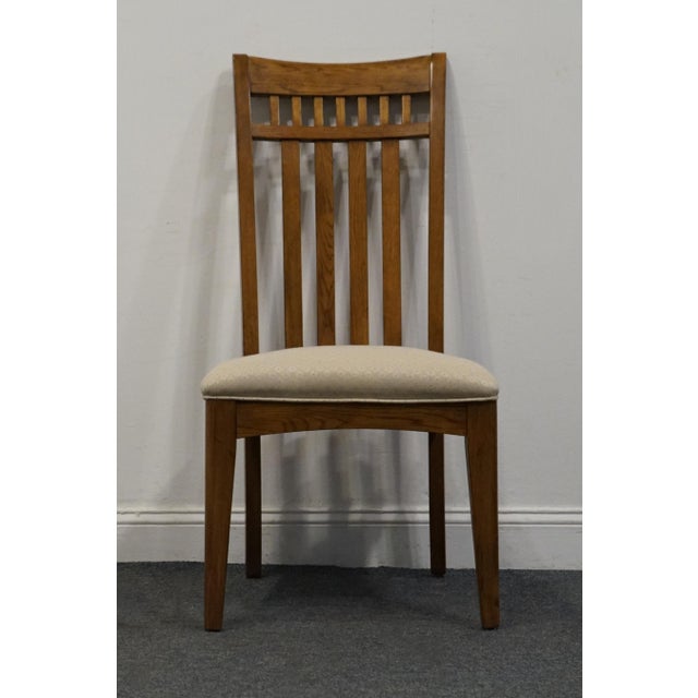 Sumter Cabinet Quarter Sawn Oak Mission Style Arts & Crafts Dining Side Chair For Sale - Image 4 of 12