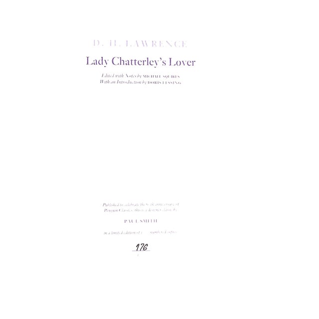 2000 - 2009 "Lady Chatterley's Lover" 2006 Lawrence, d.h. For Sale - Image 5 of 9