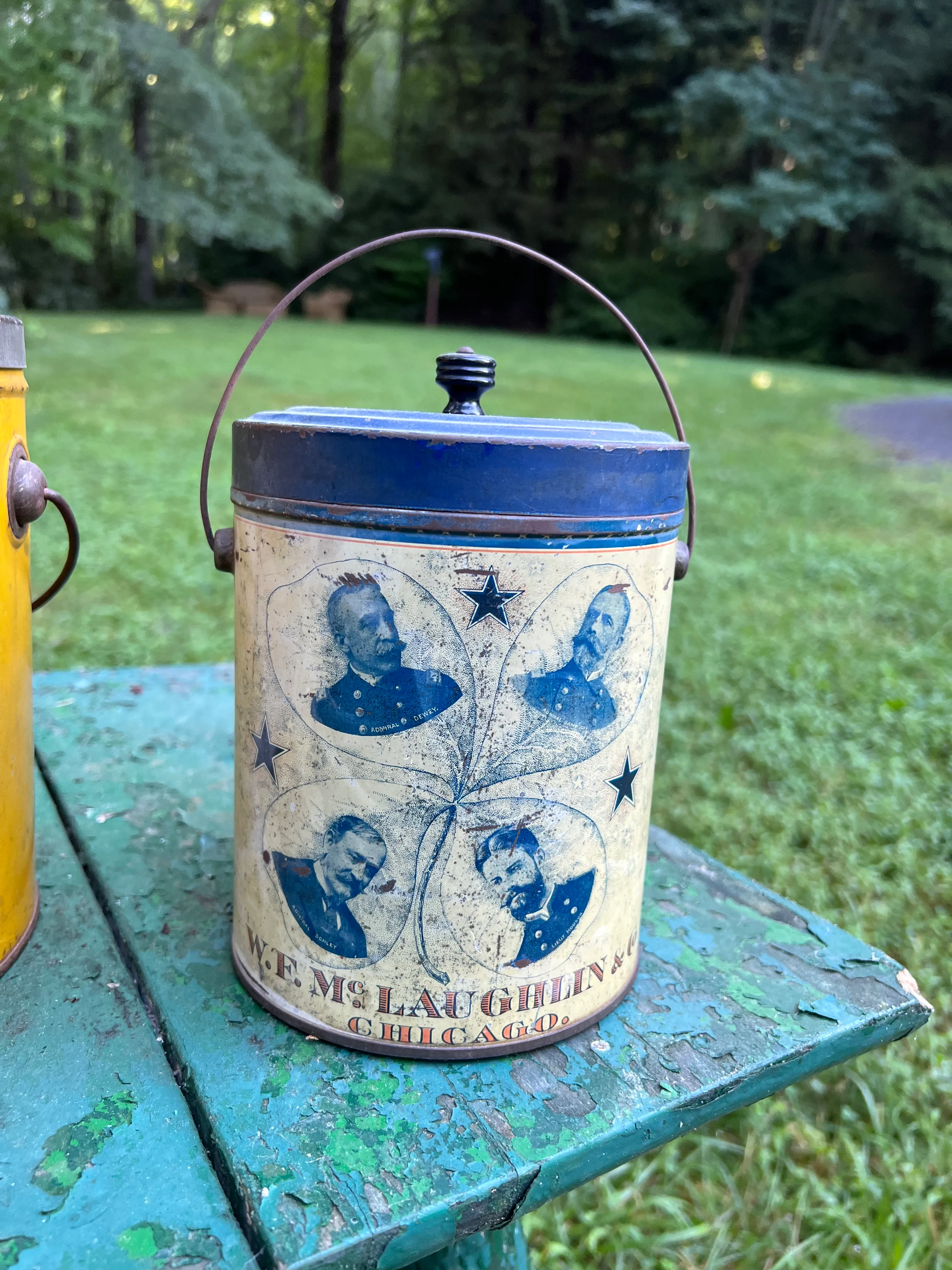 Early 20th Century Advertising Coffee Tins - Set of 3 | Chairish