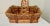Wicker & Rattan Basket Handled Basket For Sale - Image 9 of 11