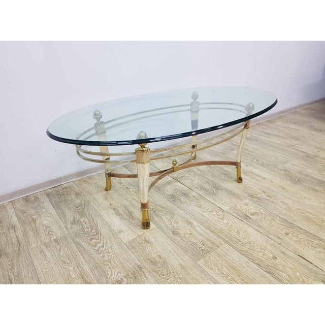 Vintage Italian Coffee Table by Luigi Della Maddalena, Italy, 1970s For Sale - Image 10 of 11