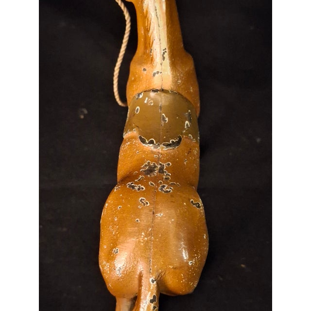 Antique Hubley Cast Iron Standing Horse Figurine, Saddle & Reins, Original Paint C. 1920s For Sale In Boston - Image 6 of 11