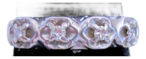 1950s 4 Diamond Illusion Mount Wedding Ring, Size 6