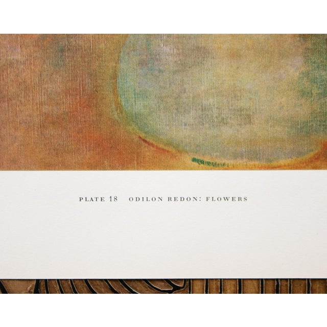 1950s After Odilon Redon "Flowers", First Edition Swiss Full-Color Print For Sale - Image 4 of 10