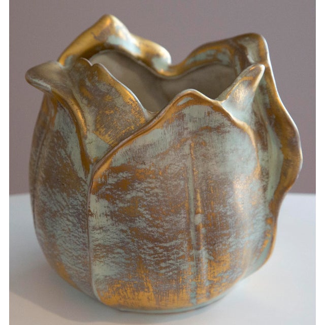 Stangl Stangl Mid Century Pottery Flower Shape Vase For Sale - Image 4 of 7