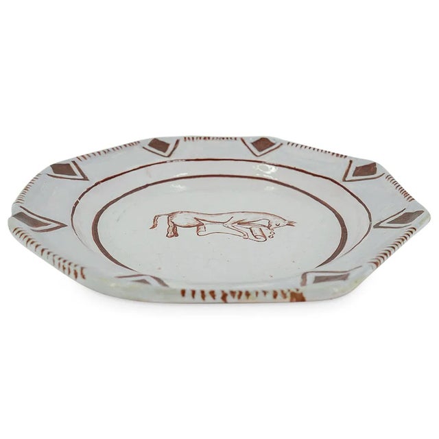 Late 19th Century Émile Gallé French Faience Whimsical Animal Plate, Late 19th C For Sale - Image 5 of 15