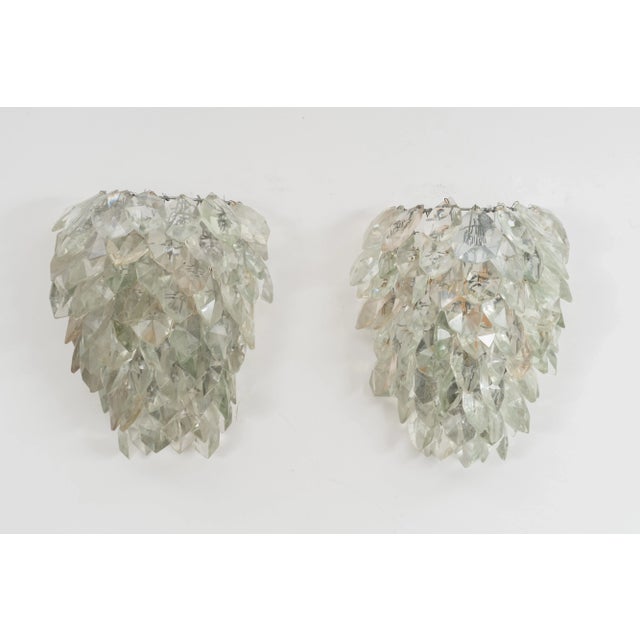 1960s Glass Wall Light Set, Set of 2 For Sale - Image 5 of 5