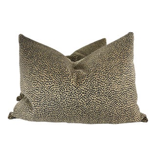 Wild Cat Chenille 18”x24” Pillows-A Pair For Sale
