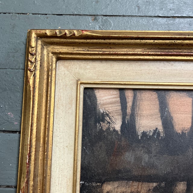 2020s Contemporary Original Stephen Heigh Abstract “Landscape in Motion “Painting Vintage Gilt Wood Frame For Sale - Image 5 of 7
