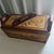 Folk Art 1980s Painted Rectangle Storage Box W/ LidVin For Sale - Image 3 of 12