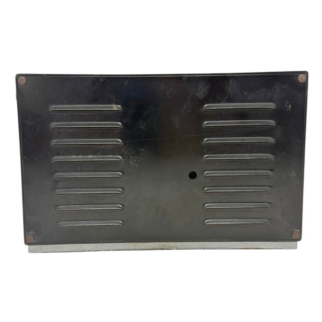 Metal 1940’s Art Deco Style Weather Station With Black Bakelite Cabinet Made by Fee and Stemwedel Inc in Chicago For Sale - Image 7 of 12