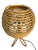 Louis Sognot Mid-Century French Rattan and Wicker Table Lamps by Louis Sognot, 1960s, Set of 2 For Sale - Image 4 of 18