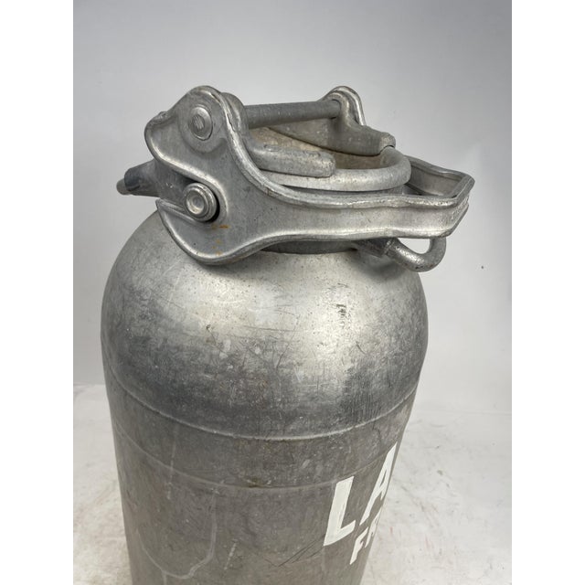 1940s Large Aluminum Milk Can, 1940s For Sale - Image 5 of 15