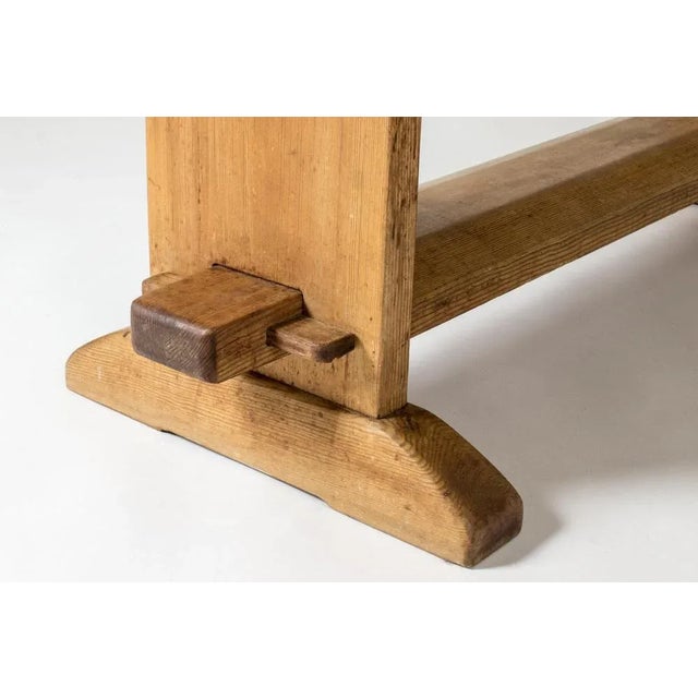 Brown Vintage Skoga Dining Table by Axel Einar Hjorth, 1930s For Sale - Image 8 of 10