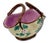 Late 19th Century Rare & Beautiful Large Size Antique Victorian Majolica Basket With Outstanding Colors - Circa 1880s For Sale - Image 5 of 18