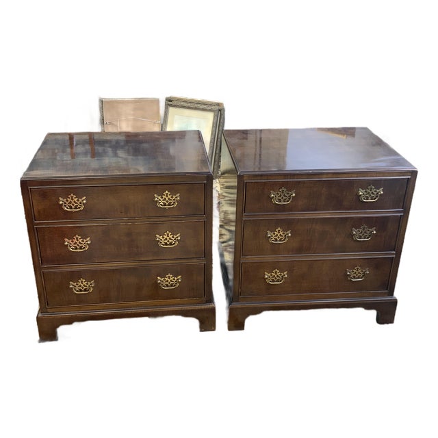 20th Century Henredon Chests Pair For Sale