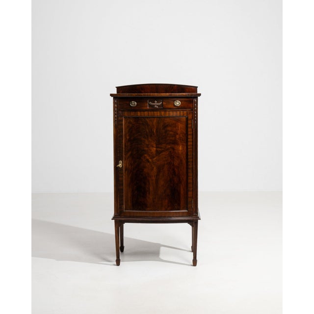 19th Century France Georgian Brown Wood Storage Cabinets & Cupboards For Sale - Image 4 of 11