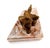 Abercrombie & Fitch Vintage Brass Scottie Dog Paperweight on Pink Marble Base – Hollywood Regency / Traditional For Sale - Image 4 of 10