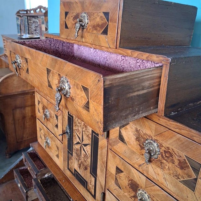 Antique Secretaire in Wood For Sale - Image 15 of 18