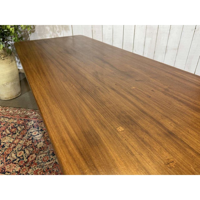 Vintage Mahogany Monastery Table, 1970s For Sale - Image 17 of 18