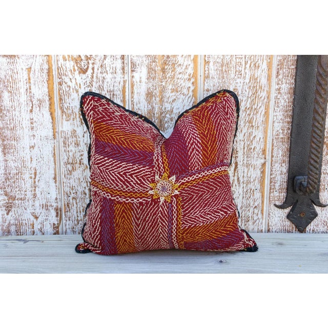 Tulip Sindh Sami Square Pillow For Sale - Image 9 of 9