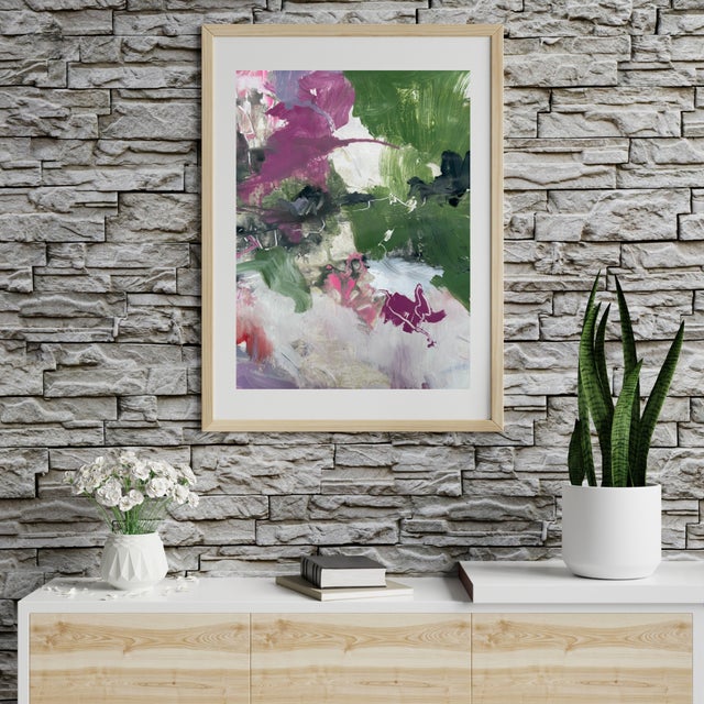 2020s Canopy Abstract Set of 3 — Contemporary Meditative Abstracts by Mary Elizabeth Marvin For Sale - Image 5 of 8