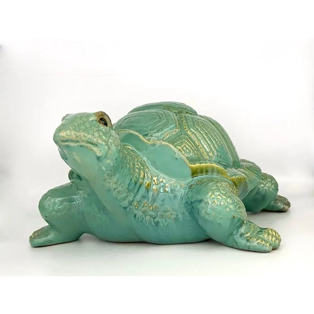 Large Italian Ceramic Turtle, 1960s For Sale - Image 4 of 12