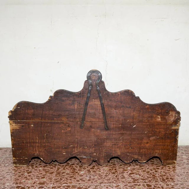 Wood Solid Fir Storage Case with Tilting Top, 19th Century For Sale - Image 7 of 9