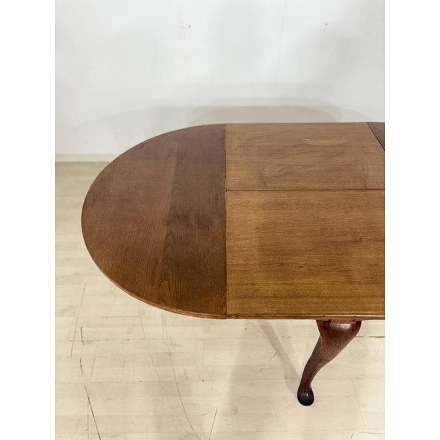 Extendable Chippendale Dining Table in Wood For Sale - Image 5 of 12