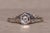 The Horton Neck: Antique Filigree Engagement Ring with Old Mine Cut Diamond For Sale - Image 9 of 11