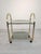 Hollywood Regency Italian Mobile Brass Bar, 1970s For Sale - Image 3 of 16