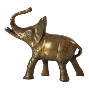 Vintage Brass Elephant