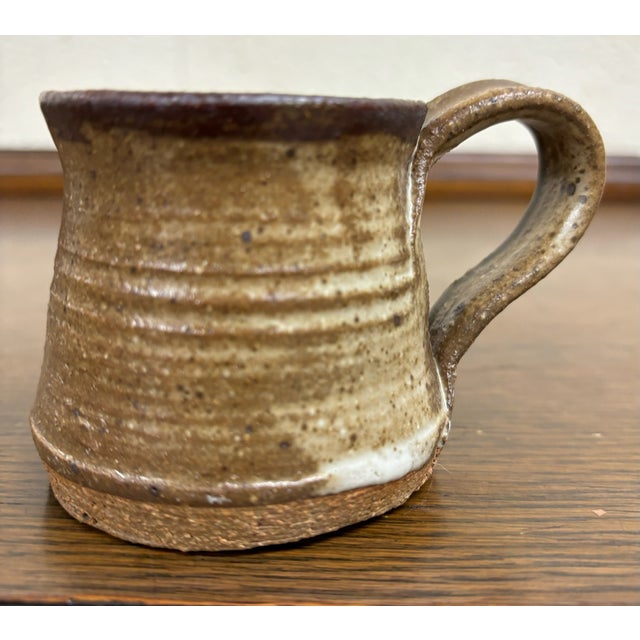 Ceramic Vintage 1979 Handmade Studio Art Pottery Coffee Mug Tea Cup For Sale - Image 7 of 7