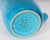 Blue Rörstrand Sweden Blue Ceramic Bottle With Stopper For Sale - Image 8 of 8