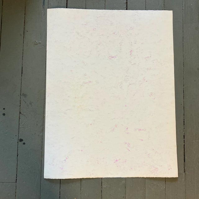 1970’s Original E.J.Hartmann Abstract Portrait Painting Signed For Sale - Image 4 of 5