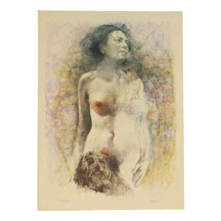 Renzo Vespignani, Untitled, Lithograph, 1988 For Sale