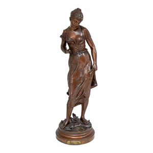 Emile Carlier "Candeur" Patinated Bronze