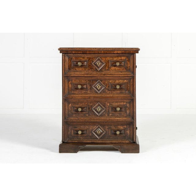 18th Century Italian Walnut Coffer For Sale - Image 10 of 10