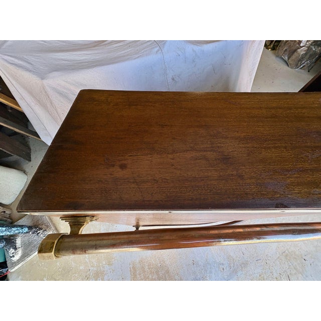 Early 20th Century French Walnut Art Deco Style Dry Bar For Sale - Image 10 of 16