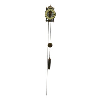 Wall Clock Skeleton Pendulum Clock from Hermle, 1960s For Sale
