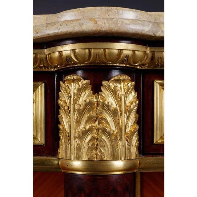 Gold 20th Century Louis XVI Sideboard For Sale - Image 8 of 11