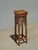 Wood Vintage French Counry Bamboo Rattan Plant Stand ~ Side Table For Sale - Image 7 of 14